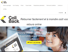 Tablet Screenshot of coliback.com